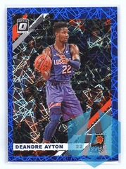 2019-20 Donruss Optic Deandre Ayton #145 Blue Velocity Prizm Suns